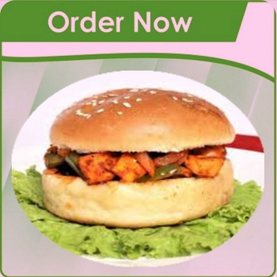 Paneer Chilly Burger