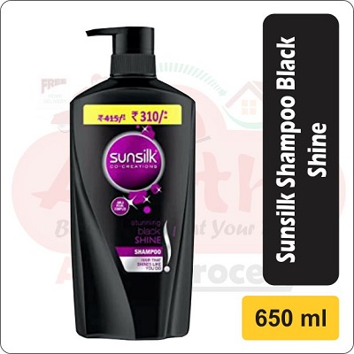 Sunsilk shampoo black shine 650 ml