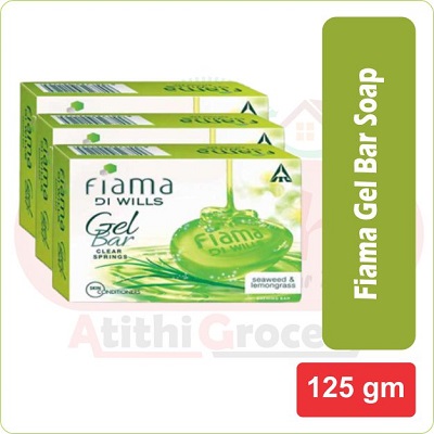 Fiama gel bar energising  4 X 125 g