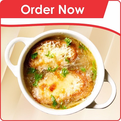 Non-Veg French Onion Soup