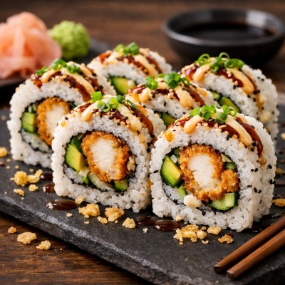 SUSHI CHICKEN TEMPURA ROLL