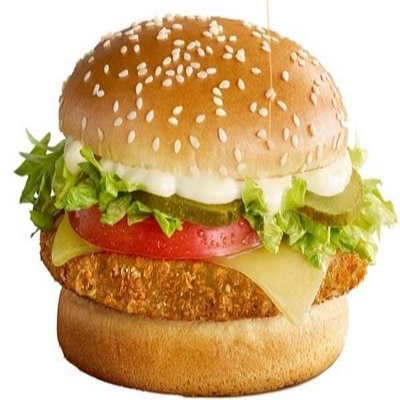 VEG BURGER +250ML COLD DRIKN