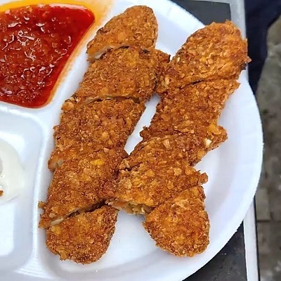 CRISPY NON-VEG SPRING ROLL (8 PCS)