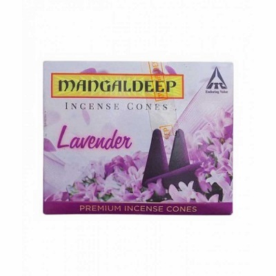 Mangaldeep lavender cone dhoop 34g