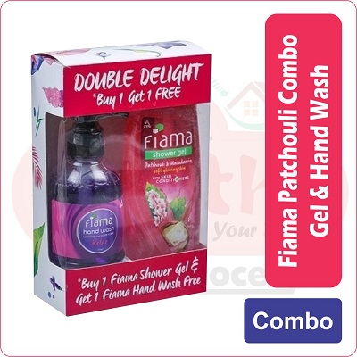 fiama patchouli combo shower gel & hand wash 250 ML