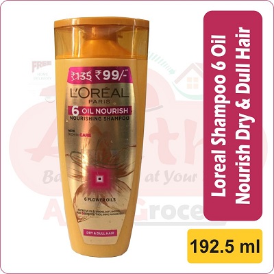 Loreal Shampoo 6 oil Nourish 192.5ml