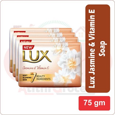 Lux jasmine & vitamin E soap  4 x 59 gm