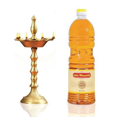 OM pooja oil (til) 500 ml bottle