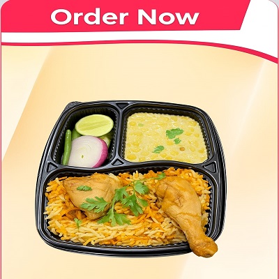 Chicken Biryani (2pcs Chicken)+Raita+Salad (Combo)