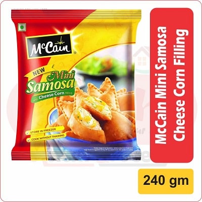 McCain mini samosa cheese Corn 240gm