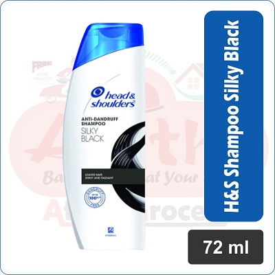 H&S Shampoo Silky Black 72Ml