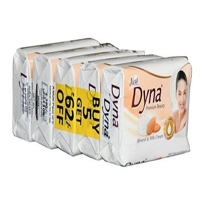 Dyna soap almond & milk cream 4nX100g