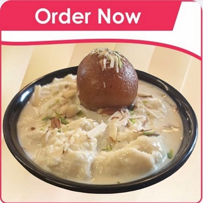 Gulab Jamun With Rabari (1 pcs)