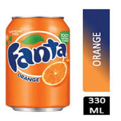 Fanta Orange 330Ml Can