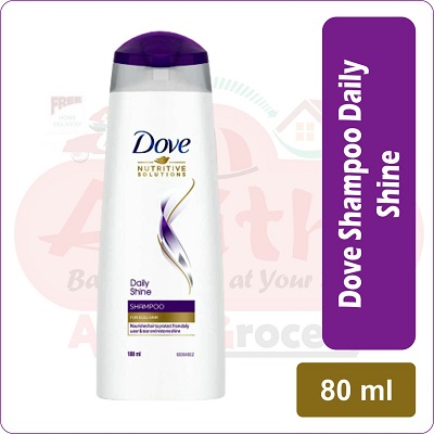 dove shampoo daily shine (80ml)