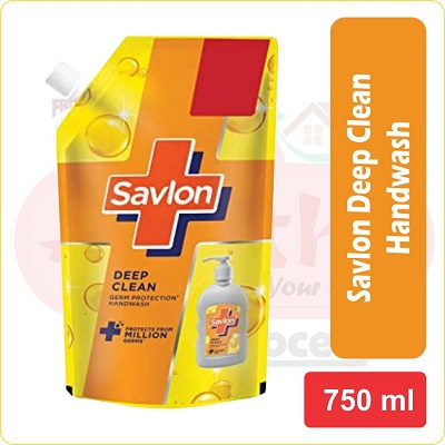 savlon handwash deep clean pouch 750ML