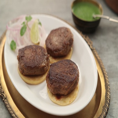 MUSHROOM GLAWTI KABAB (4 PCS)
