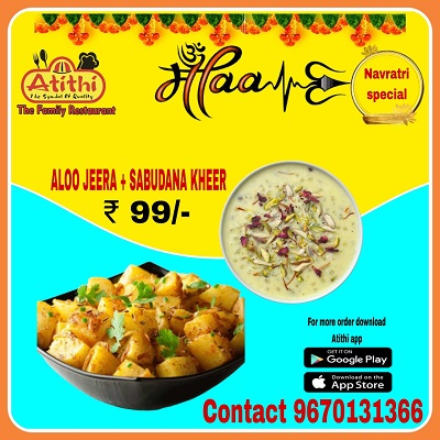 JEERA ALOO+SABUDANA KHEER