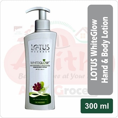 Lotus white glow hand & body lotion 300ml