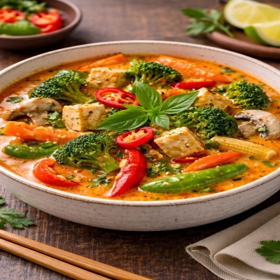 THAI RED CURRY (VEG)