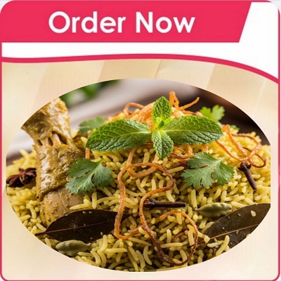 Hyderabadi Chicken Biryani (3 Pcs)