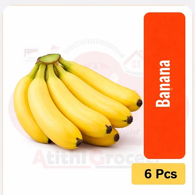 Banana 6 PC HALF DOZEN