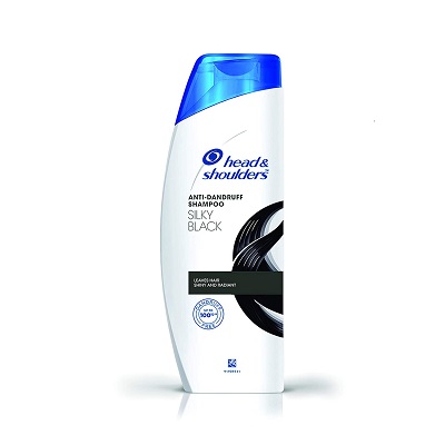H&S Shampoo Silky Black 340ML