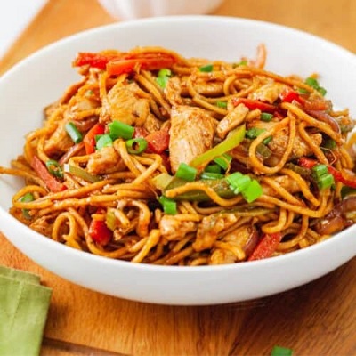 Chilly Garlic Noodles Non-Veg
