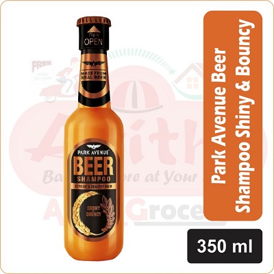 park avenue beer shampoo shiny & bouncy 350 ml