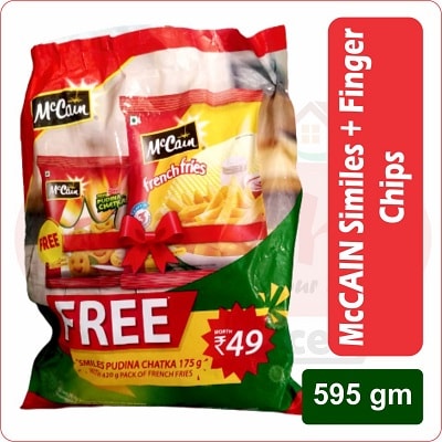 McCain chilli cheesy nuggets+finger chips 595 g