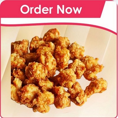 CRISPY BONELESS CHICKEN POP CORN (12 PCS)