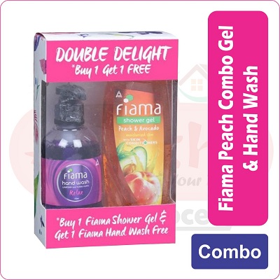fiama peach combo gel & hand wash 250 ML