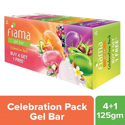 Fiama gel bar celebration pack 5 X 125g