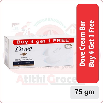 dove cream bar 4x75g