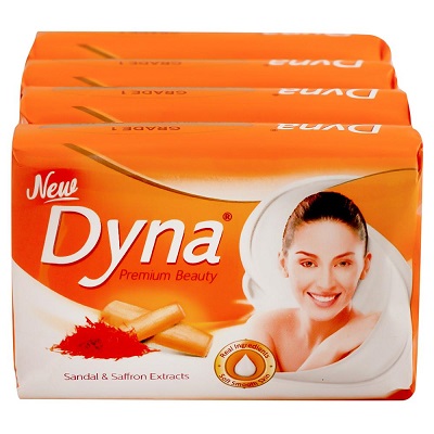 Dyna soap sandal & saffron 4x45g