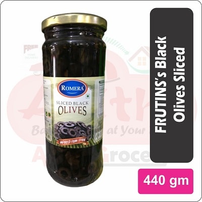 Frutin's black olives sliced 440gm
