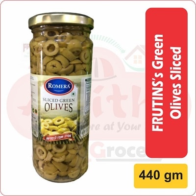 Frutin's green olives sliced 440gm