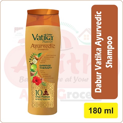dabur vatika ayur shampoo 180ml