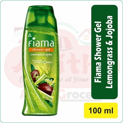 Fiama scents sg l & j + loofah  100ml