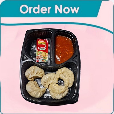 VEG MOMOS STEAMED 5 PCS