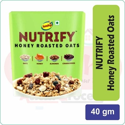 Sundrop Nutrify honey roasted oats 40g