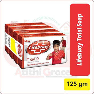 lifebuoy total soap 4x125g