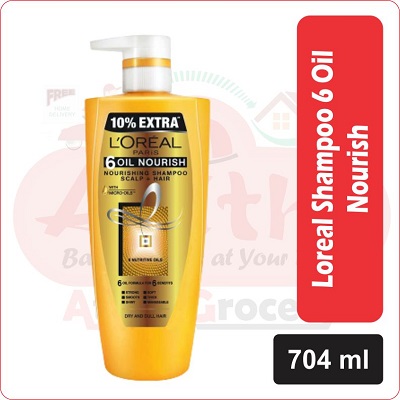 Loreal Shampoo 6 oil Nourish 704 ml