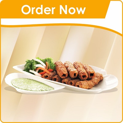 Chicken Seekh Kabab (8 Pcs.)