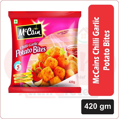McCain chilli garlic potato bites 420gm