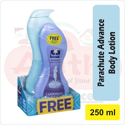 parachute advance  body lotion (250ml) FREE  with 100 ml body lotions
