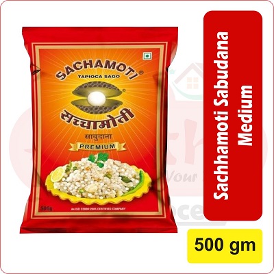 Sacchamoti sabudana medium 500g