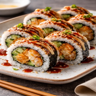 SUSHI PRAWN TEMPURA ROLL