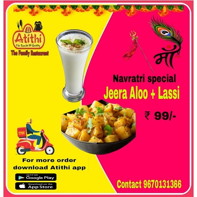 JEERA ALOO+LASSI