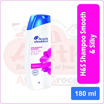 H&S Shampoo Smooth&Silky 180Ml
